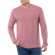 Lee 남성용 퀵 드라이 긴소매 티셔츠 스모크 헤더