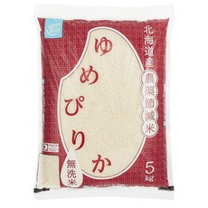 해피벨리 홋카이도 유메피리카 무세 백미, 1개, 5kg
