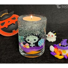 (TD) 할로윈 젤양초 만들기 - 1인(투명상자포함)