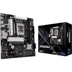 ASRock B860M Pro A DDR5 8666MHz 256GB M.2 LGA1851 B860 마이크로 ATX 마더보드 인텔 코어 울트라 BIOS 플래시백 SATA3 6.0, Micro ATX, X