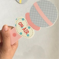 발표 웅변 유치원 놀이방 단단한 마이크모형 어린이 오픈수업 원아, 1개, 핑크