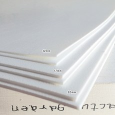 가방 바닥판 두께 1.2mm, 35x50cm, 1개, 화이트