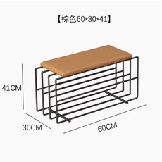 현관벤치 벤치 60x30x41 갈색 검정 틈새 벤치수납의자 프레임, 블랙프레임60 30 41cm
