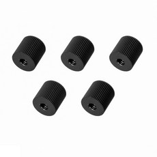 5pcs 알루미늄 1/4인치 여성용 카메라 나사 어댑터는 삼각대 및 마이크 스탠드와 호환되며 호환성이 높습니다, Black Color, 5개, 4NB110864_SWX