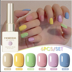 2025년 마카롱 6종 컬러 젤 네일 세트, 6개, 15g, 컬러6종 세트