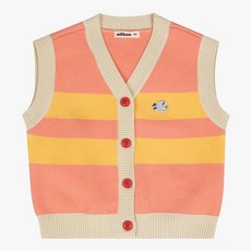 밀리밤 50% sale~아동 키즈 토들러 밀리 배색 니트 조끼 아동조끼 스웨터