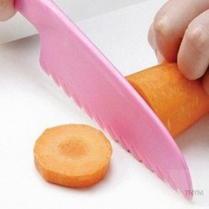 톱니과도 헬로키티 어린이용 플라스틱칼