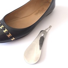 가벼운 미니 스틸 구둣주걱 실버