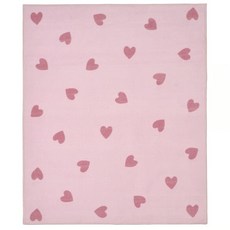 이케아 바른드룀 러그 하트 핑크 133X160cm 인테리어 카페트 605.482.09