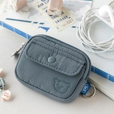 韓版短款 鑰匙耳機收納迷你手拿包, 1個, 1653#蘭色