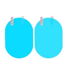 방수 필름 윈도우 글래스 안티포그 반사방지 스티커 자동차 백미러, 1개, 1. 2pcs blue