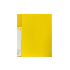 【Databank】A4 3孔 新橫紋 可換封面活頁資料夾 檔案夾 (V648-73) - 紅色, 黃色, 1個