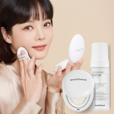 우리리우 에그 선쿠션 & 클렌징워터, 1개