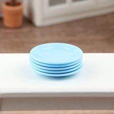 5Pcs 1/12 인형 집 미니 접시 요리 모델 인형 집 시뮬레이션 주방 장식 인형 집 액세서리 척 놀이 장난감, 03 A10