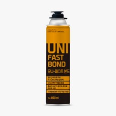 유니패스트 이지 폼본드 우레탄폼 단열접착제 스프레이 일액형 사계절용 850ml, 1개