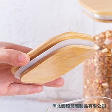 玻璃儲物罐 高硼矽玻璃密封罐 乾果雜糧糖果收納罐, 1個