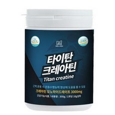 밀팜 타이탄 크레아틴 헬스 보충제, 3개, 300g