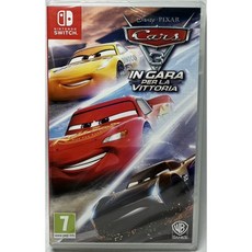 《全新》NS 汽車總動員 3：全力取勝 英文版 Cars 3: Driven to Win 閃電麥坤, 歐版封面英文版