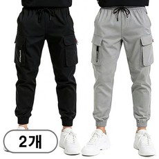 차쿠 남성 1+1 4계절 카고팬츠 기모바지 캐주얼 긴바지 작업복 바지 봄 여름 가을 겨울
