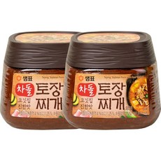 샘표 고깃집 진한맛 바로 끊여도 맛있는 차돌 토장찌개 450g 된장 국 찌게, 2개