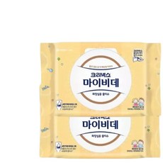 크리넥스 크리넥스 마이비데 키즈 캡형 40매 2팩 비데 물티슈 화장실용, 2개