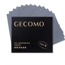 GECOMO 粉撲式吸油面紙, 1個, 【替換裝】100片