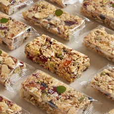 유자견과바 에너지바 프리미엄 수제건강바 수제견과간식, 30g, 10개