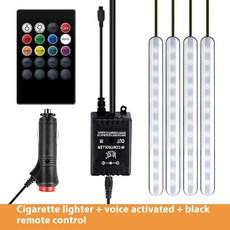 자동차 분위기 음성 제어 인테리어 장식 음악 리듬 발, 3. f11 cig, A. 12와트