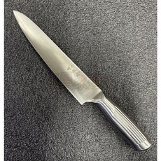 工具家達人 西滿鐵店台灣製三合鋼鐵柄多功能料理刀具組 (三德刀/水果刀/日式菜刀/牛刀/廚師刀), 1個, 21cm 牛刀,店家額外磨利
