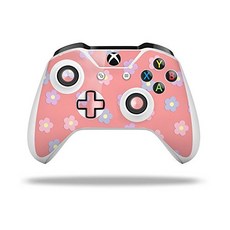 XBOX One SX 컨트롤러와 호환되는 랩터스킨즈 데칼 비닐 스킨 랩 - 핑크색 파스텔 플라워컨트롤러 미포함, XBOX One SX 컨트롤러와 호환되는 랩터스킨즈 데