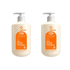 폴메디슨 키즈 아토 바스앤샴푸 무향, 1077ml, 2개