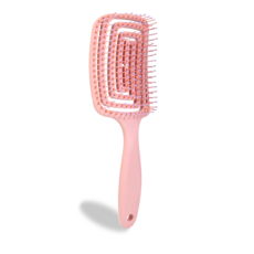 라스몰 가볍고 튼튼한 엉킴방지 빗 브러쉬, 1개, 분홍색