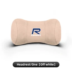 자동차 목 보호 베개 메모리 코튼 시트 헤드레스트 XC90 S80 Rdesign, 10 Off white-Rdesign