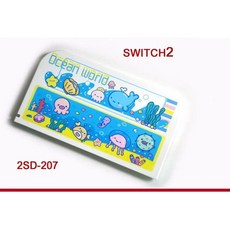 스위치2독케이스 충전도크용 귀여운커버 보호용 하드 PC 슬림쉘 안티스크래치, 2SD-207