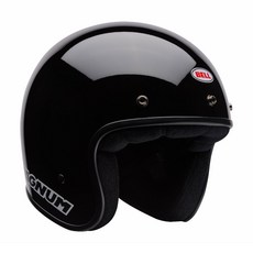 벨 클래식 오토바이 오픈 페이스 헬멧 매그넘 CRF 블랙, S