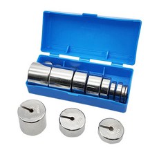 무게추 세트 저울추 정밀 분동 실험실 측정 원형 공업용 고리형 표준분동 크롬 산업용, 기본 모델명/품번, 후크 50g, 1kg