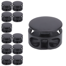 지노 끈조리개 코드락, 12개, 블랙