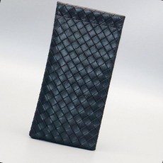 안경 케이스 가죽 파우치 선글라스 보관 휴대용 슬림 격자 원터치 안경집