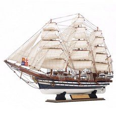 모형 범선 원목 신혼집 52CM베스푸치 거실 인테리어 대형 장식 핸드메이드 키트 조립, 52CM 베스푸치(작은 글씨)