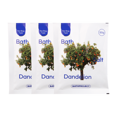 배쓰프로젝트 배쓰 티 솔트 단델리온 티백형 입욕제 시트러스향 x 3개입, 150g, 1개