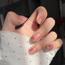 穿戴甲片高級感秋季貓眼紫邊愛心法式美甲片可拆卸爆款假指甲貼片, 1個, BY1671秋棕琥珀:工具包款