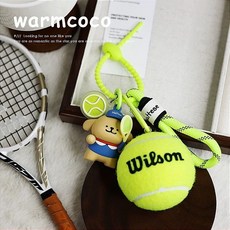 運動職場必備2025創意網球小狗掛件法網週邊小紅書衕款, 網球小狗