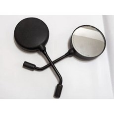 【肥佬嚴選】進口超大圓鏡 本田 山葉 通用 加大後視鏡 重機 通用型 正牙 正反牙 多規格可選, 正正牙8mm