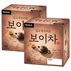 쌍계명차 깊고 부드러운 보이차, 600mg, 40개입, 2개
