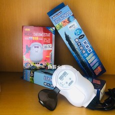 帥哥水族【套餐促銷】三重保護加溫器組【伊士達&台灣中藍】加溫器 控溫器 加溫棒 加熱棒 ISTA 中藍, 雙迴路主機+300W電子恆溫加熱器x2, 1個