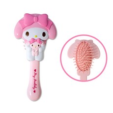 산리오 휴대용 헤어 브러쉬 캐릭터 입체 빗, 1개, 마이멜로디