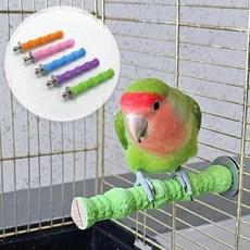 새장 소형조 휴식 원목 장난감 소형 앵무새횃대 스탠드 갈기 발톱갈이 앵무새횟대
