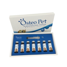 歐斯沛 Osteo Pet 犬貓寵物口服玻尿酸 一盒7瓶x20ml/瓶 附針管 關節保健, 1個, 歐斯沛【一盒7瓶】