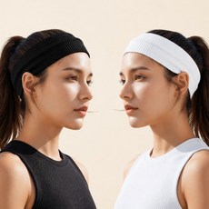 매일픽 스포츠 헤어밴드 운동 머리띠 흘러내림 방지 러닝 요가 헬스
