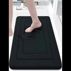 새로운 실리콘 목욕 매트 미끄럼 방지 샤워 욕실 깔개 메모리 폼 카펫 부드러운 발 매트 돌 바닥 슈퍼 흡수, 01 Navy